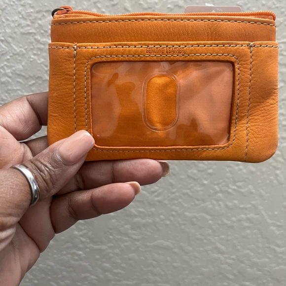 NWT Vintage Orange Fossil Wallet ** Authentic ** - Picture 5 of 5